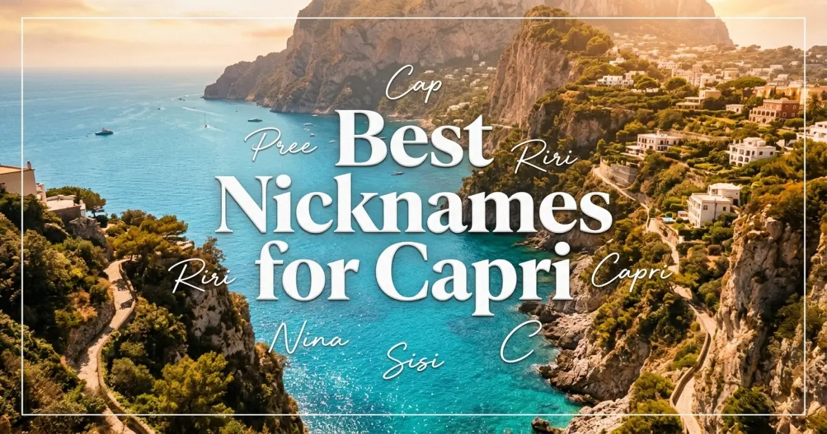 Nicknames for Capri