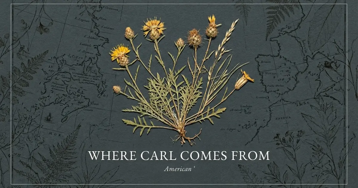 The name Carl comes from: American