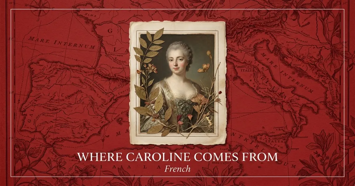The name Caroline comes from: French