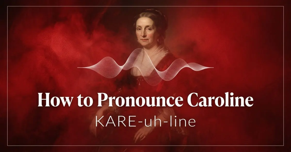 How to pronounce Caroline