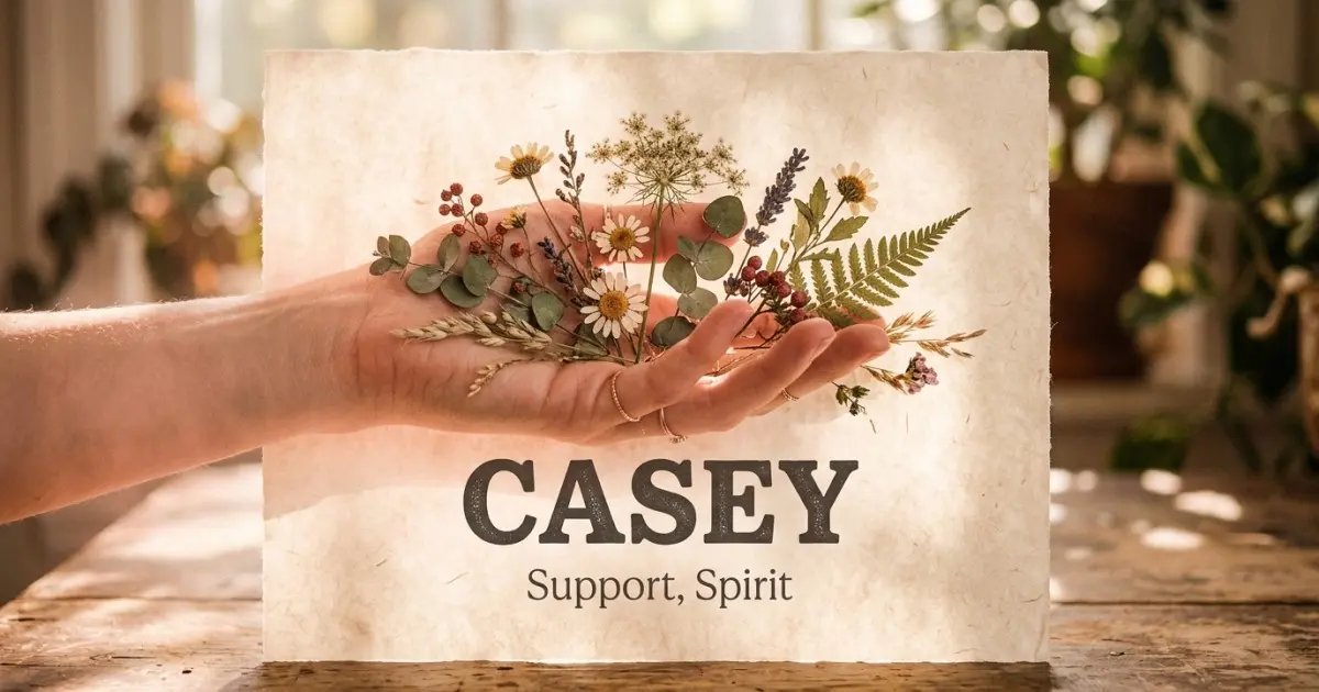 Casey meaning themes: support, spirit