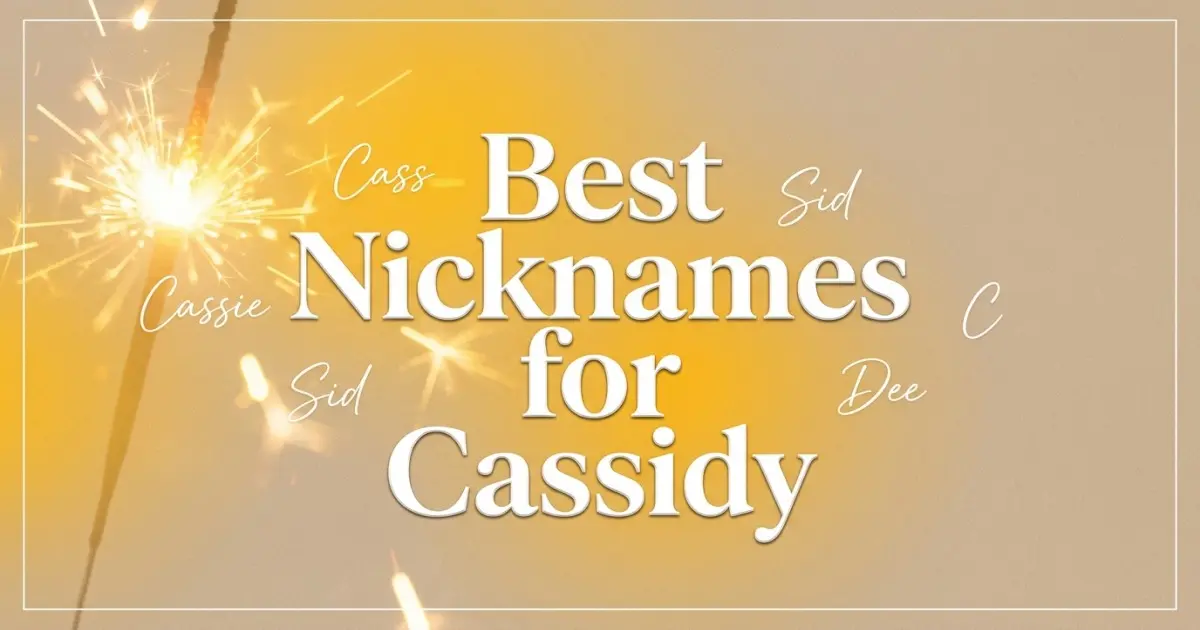 Nicknames for Cassidy