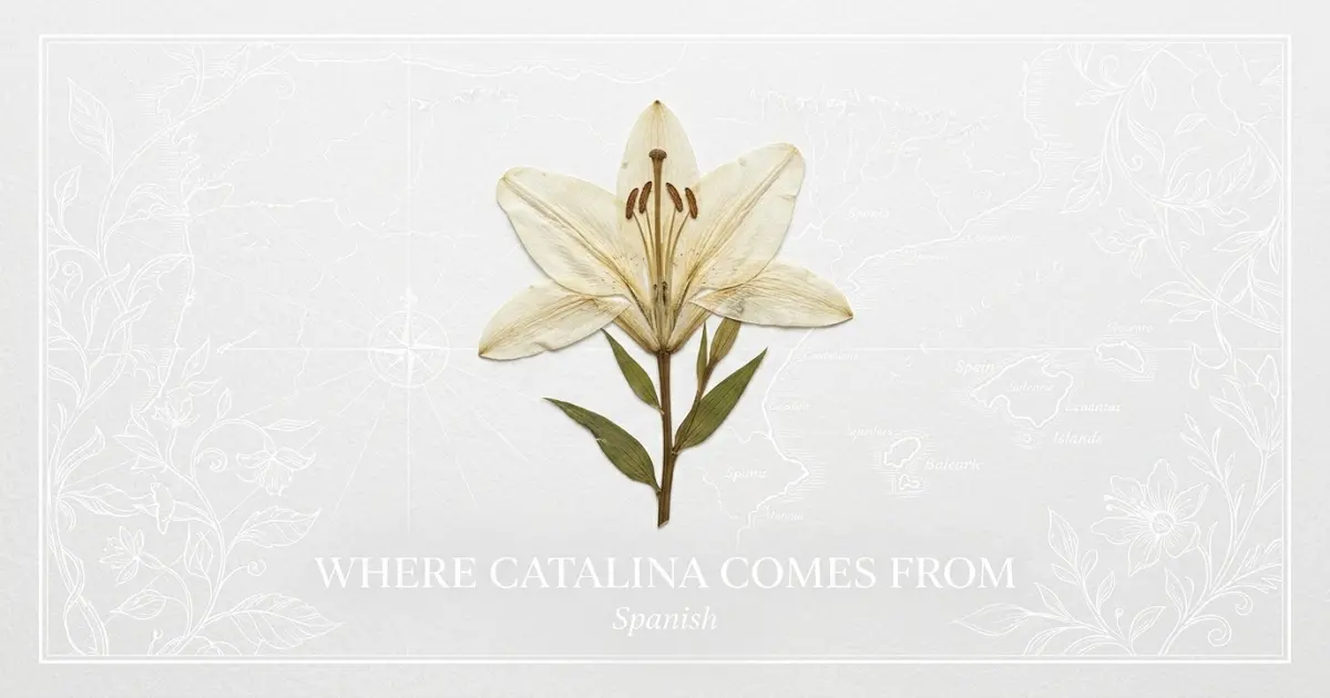 The name Catalina comes from: Spanish