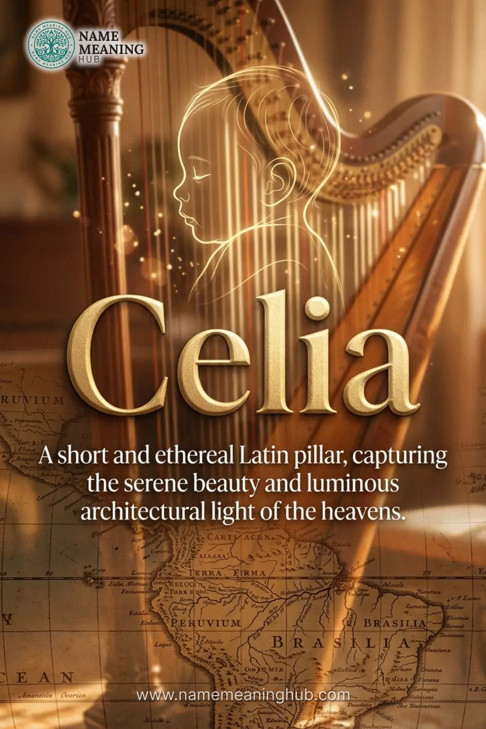 Meaning of the name Celia: A short and ethereal Latin-pillar, capturing the serene beauty and luminous architectural light of the heavens.