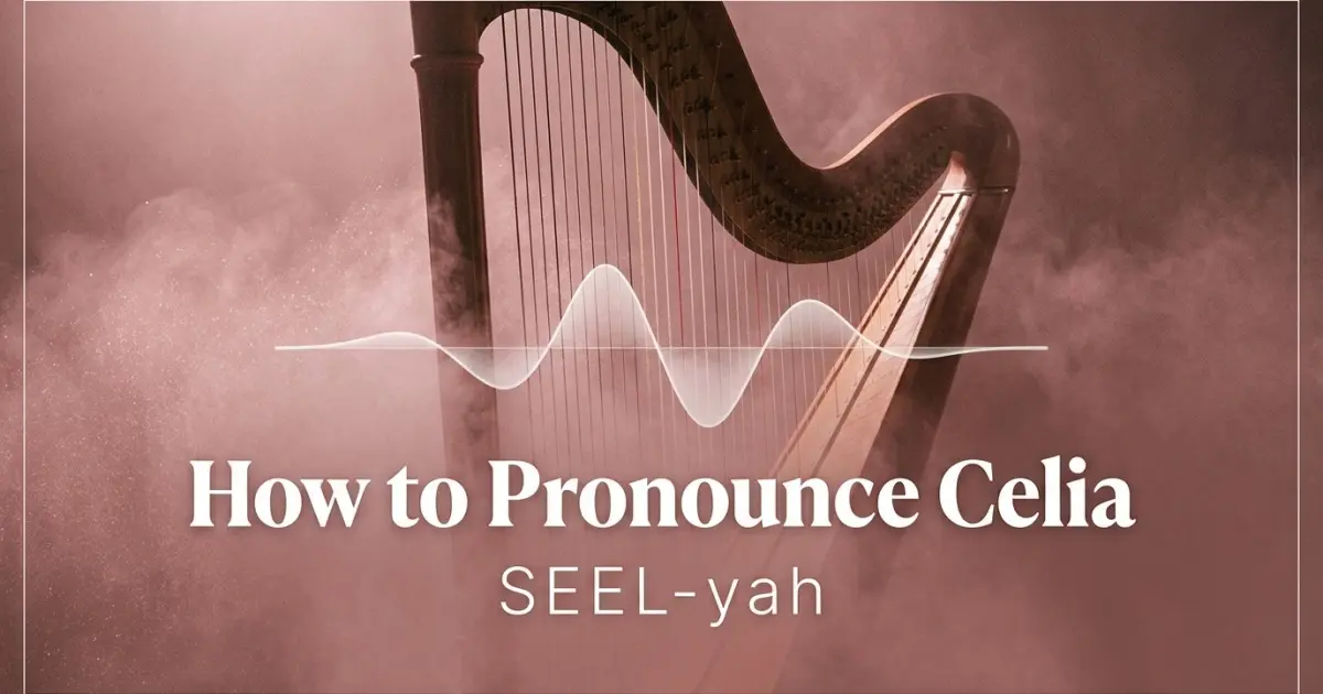 How to pronounce Celia