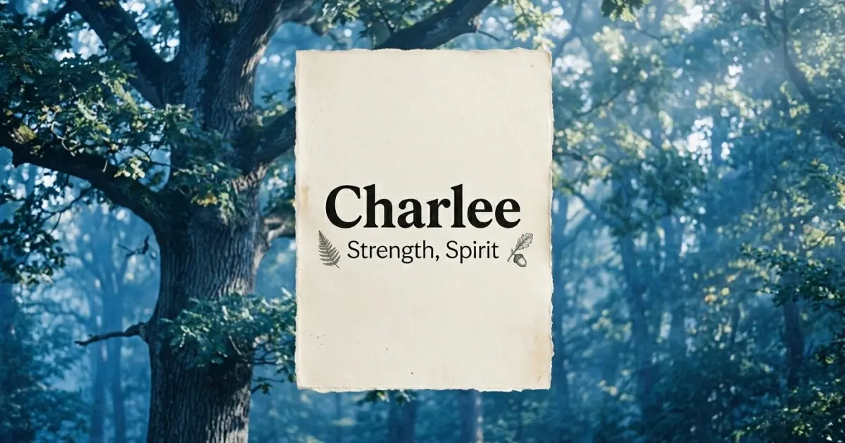 Charlee meaning themes: strength, spirit
