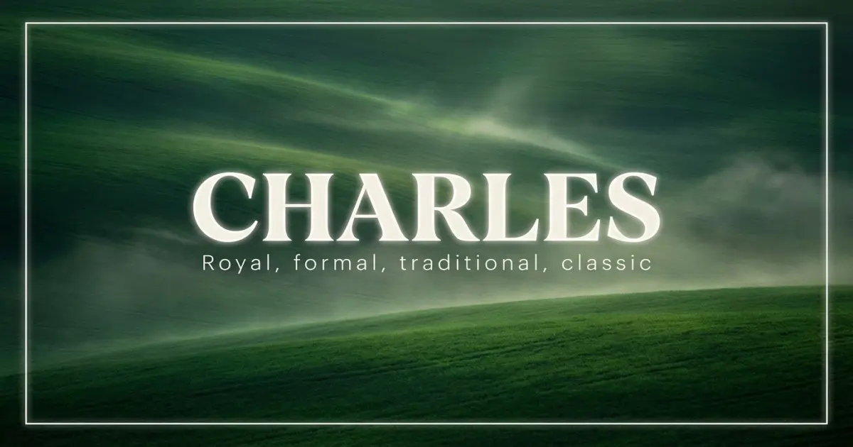 Charles Name Vibe