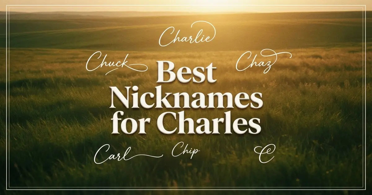 Nicknames for Charles