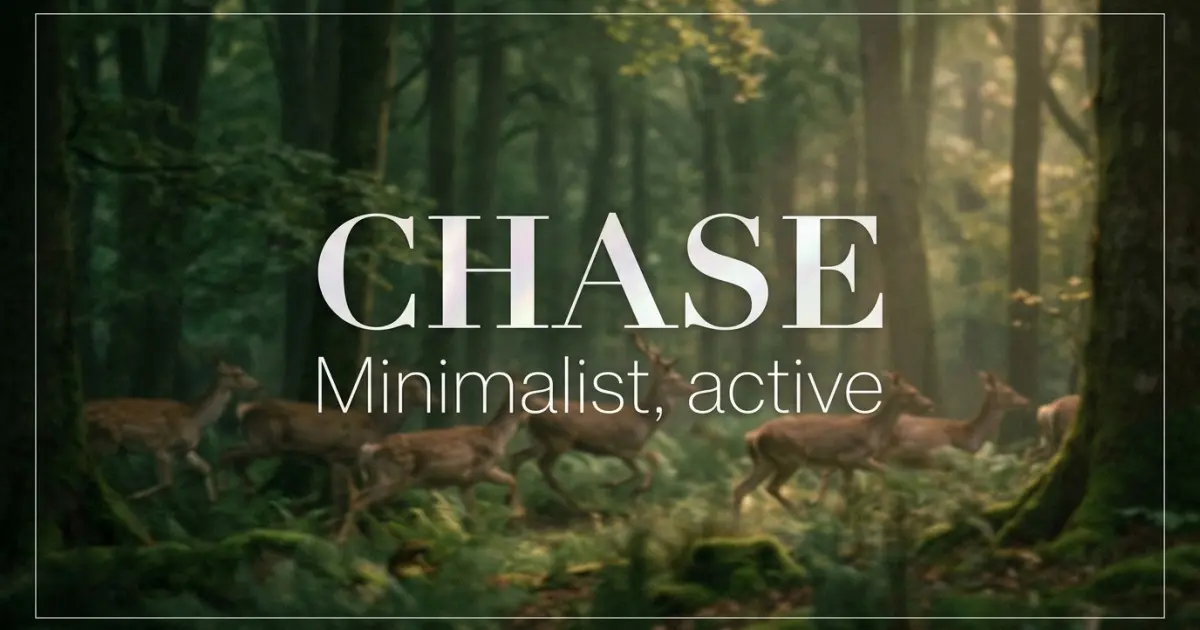 Chase name vibe: Minimalist, active
