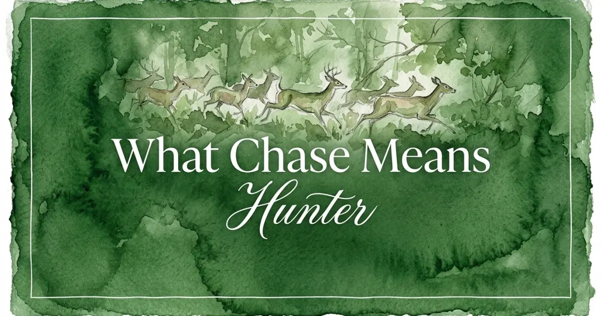 Chase name meaning Hunter