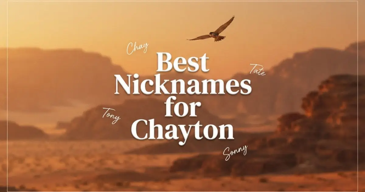 Nicknames for Chayton