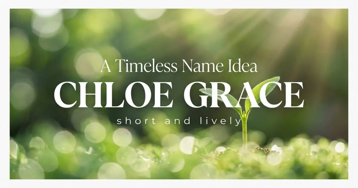 Timeless Middle Name Idea For Chloe