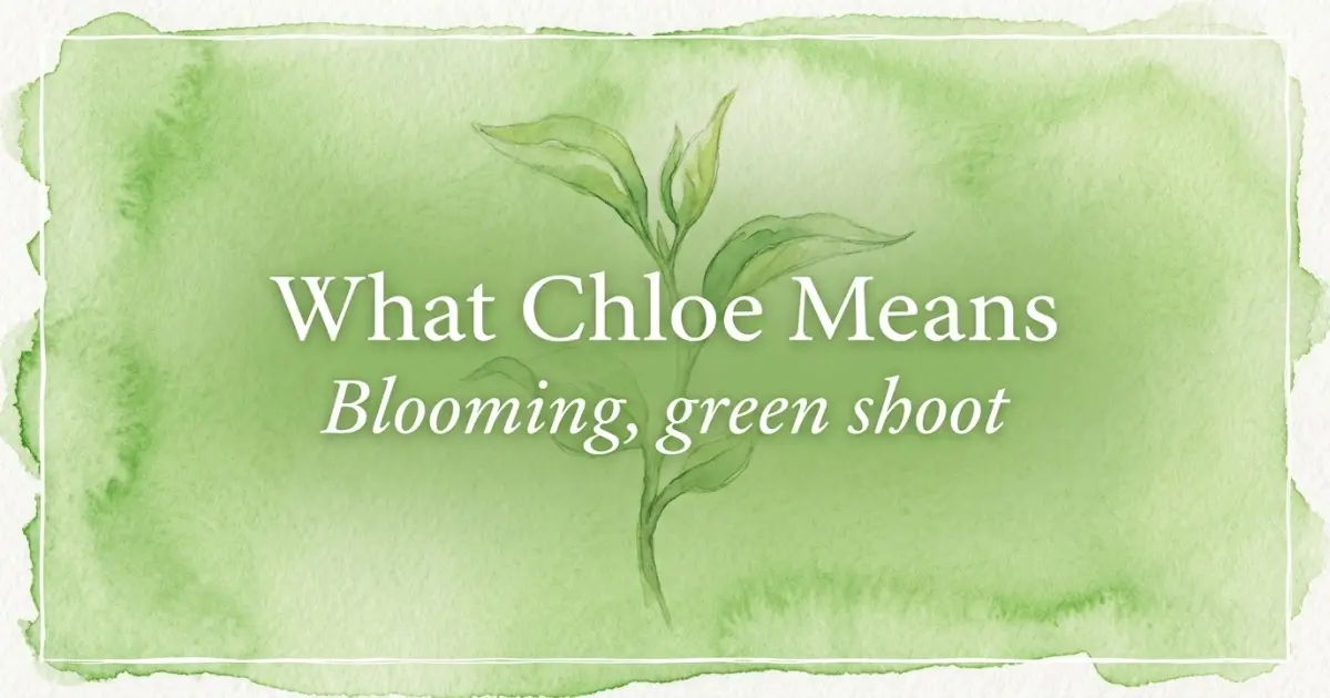 What Chloe Means