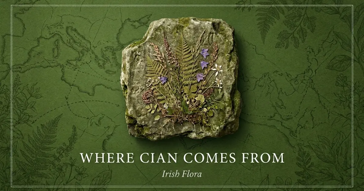 The name Cian comes from: Irish