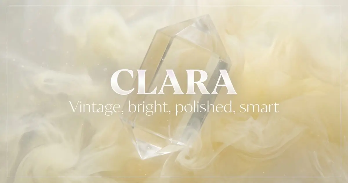 Clara Name Vibe