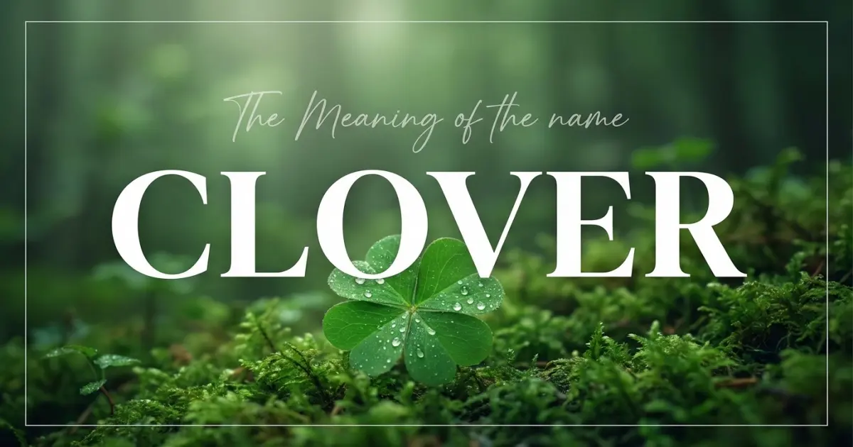 Clover name meaning