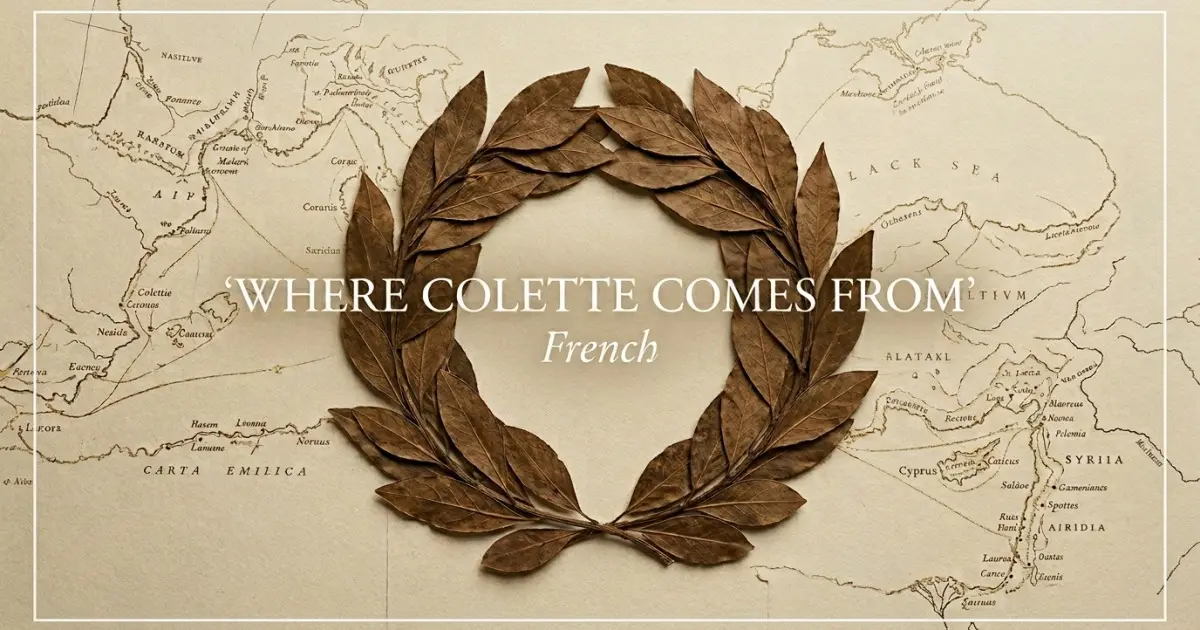 The name Colette comes from: French