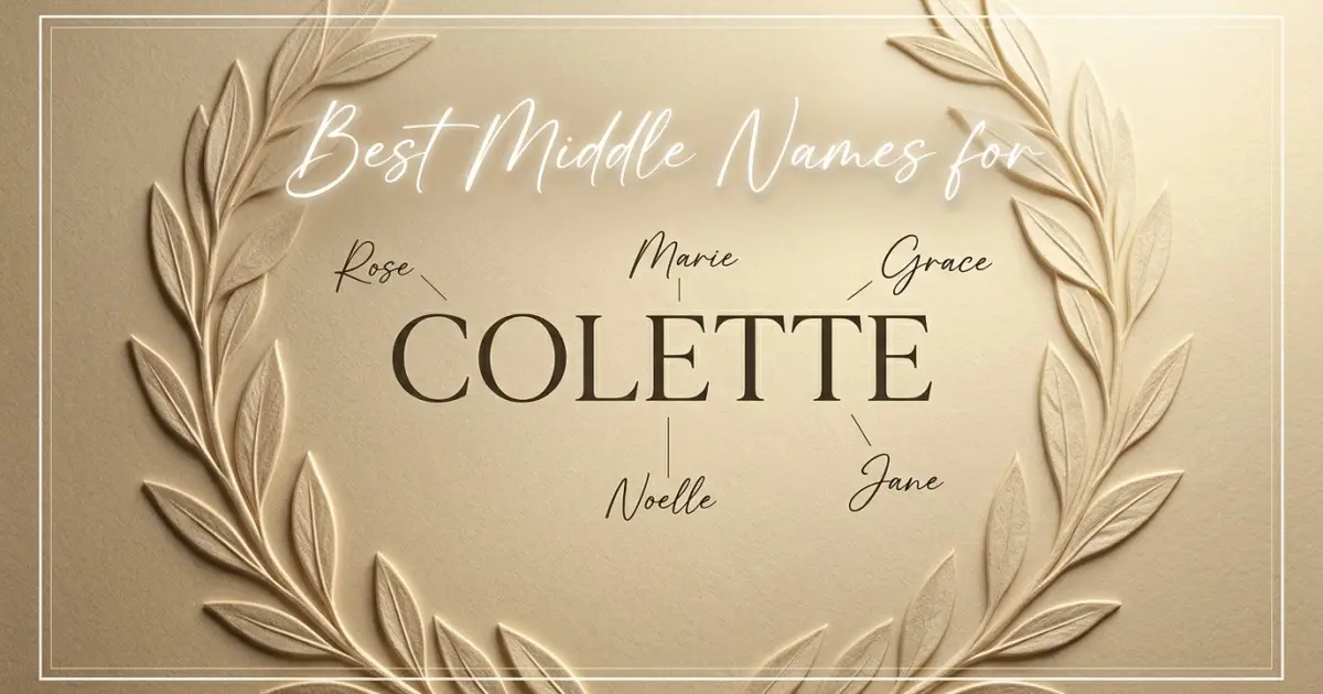 Best middle names for Colette