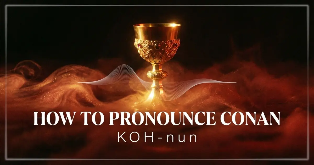 How to pronounce Conan
