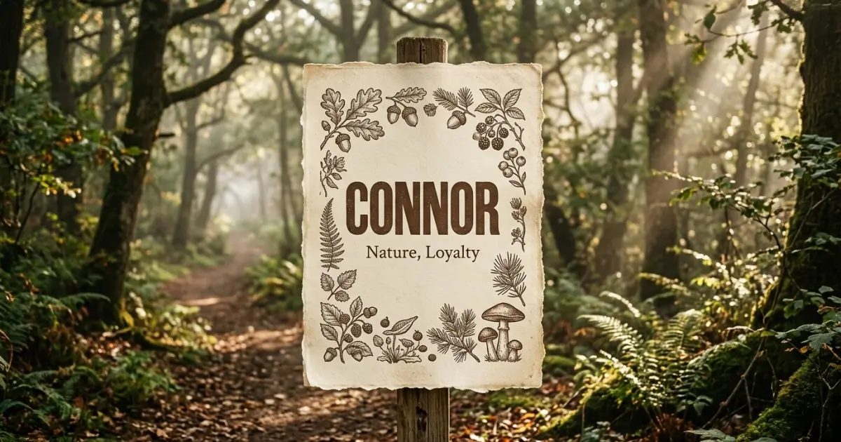 Connor meaning themes: nature, loyalty