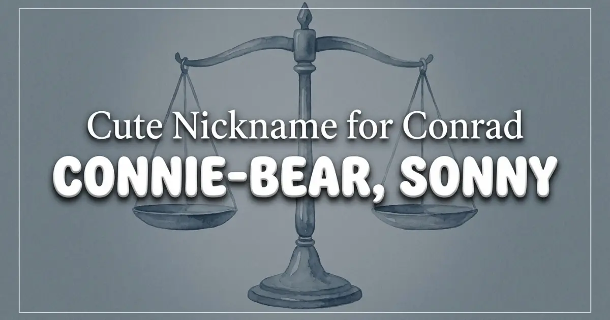 Cute nickname for Conrad: Connie-bear, Sonny