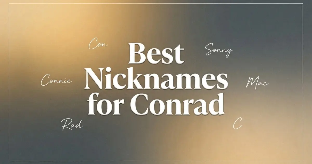 Nicknames for Conrad
