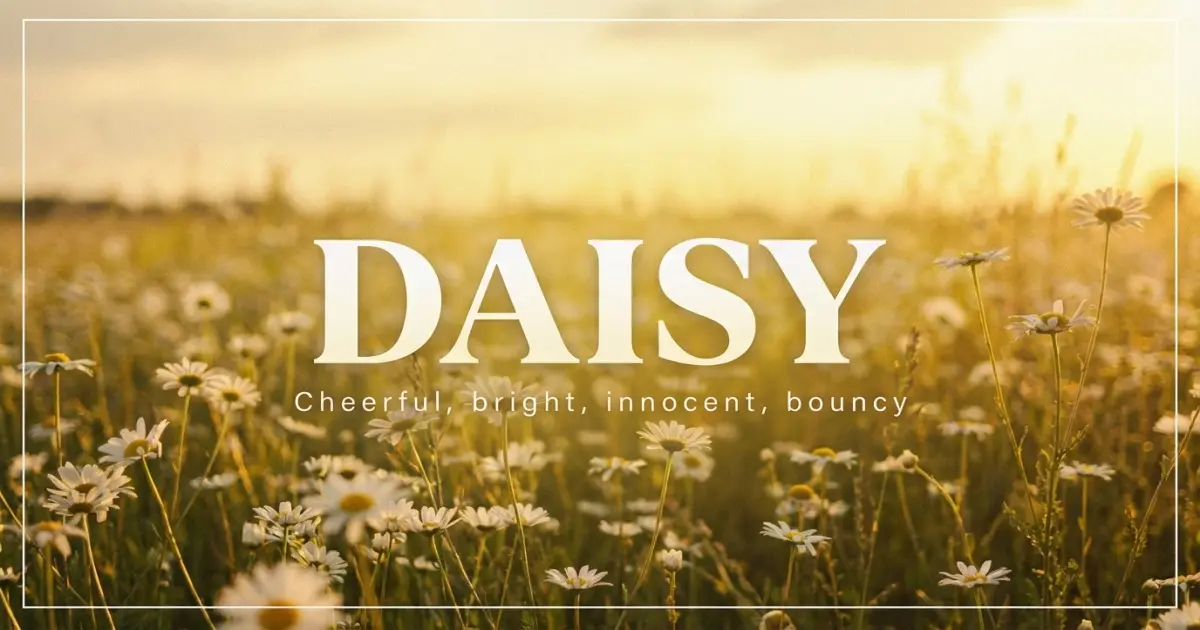 Daisy Name Vibe