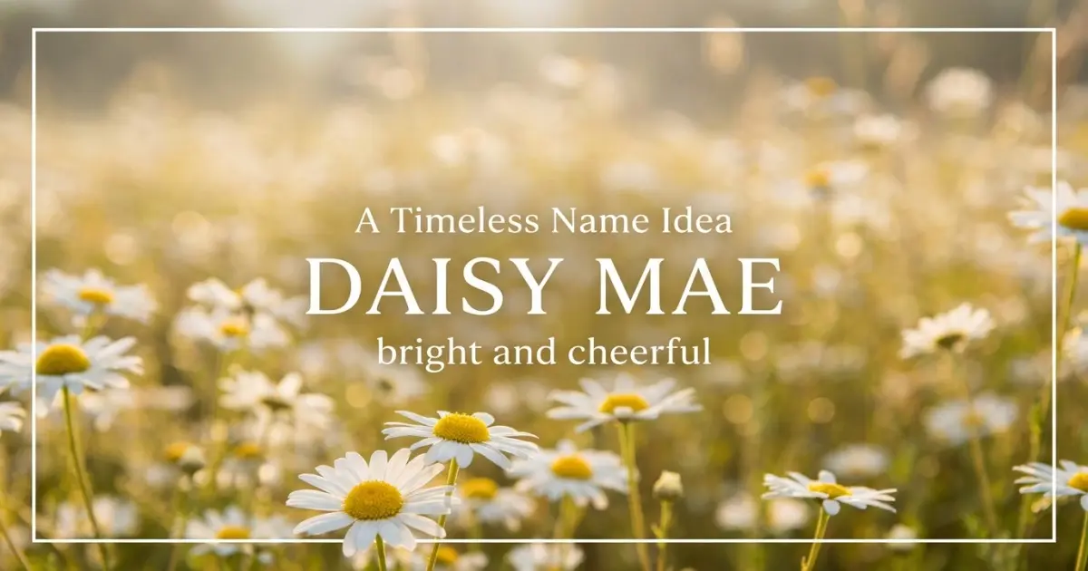 Timeless Middle Name Idea For Daisy