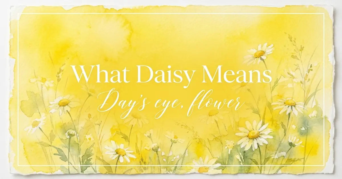 What Daisy Means