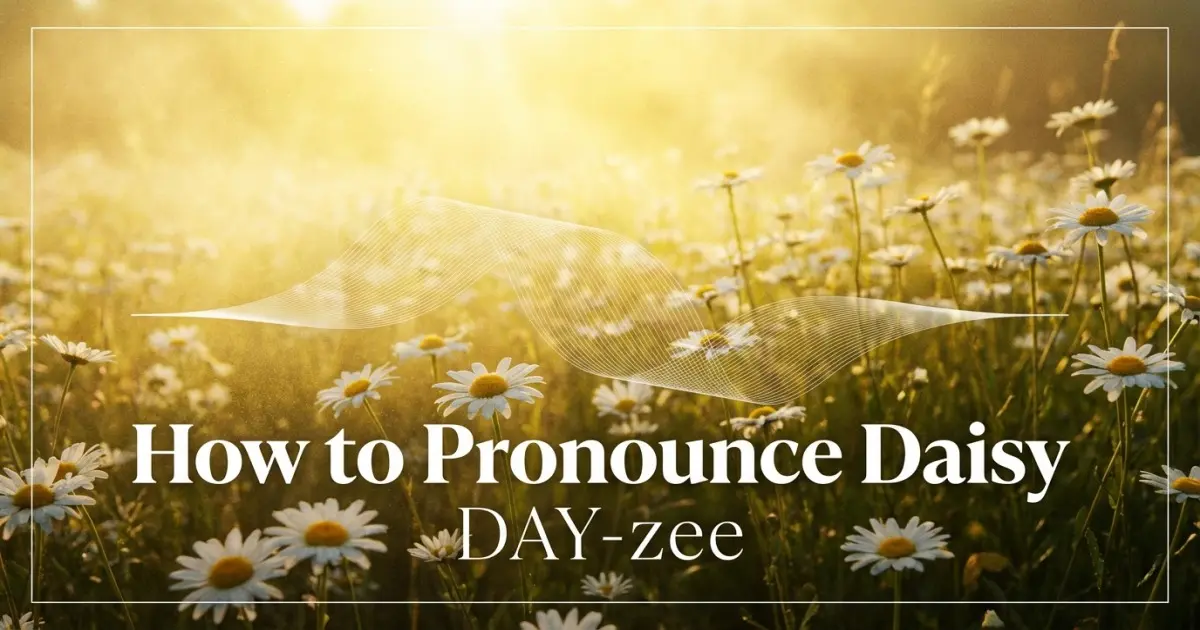 How to pronounce Daisy