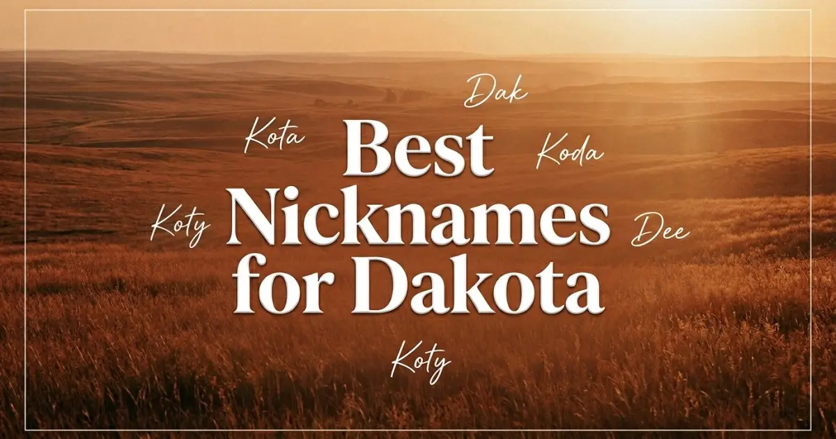 Nicknames for Dakota