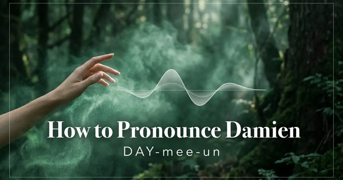 How to pronounce Damien