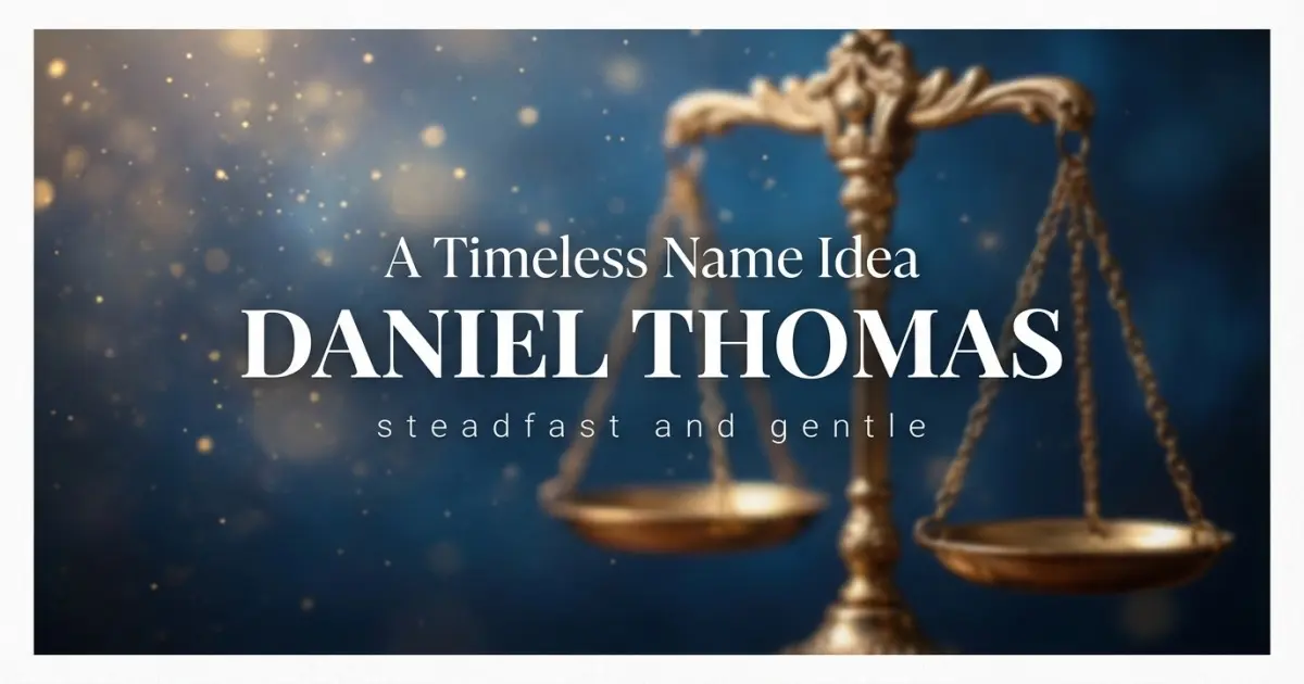 Timeless Middle Name Idea For Daniel