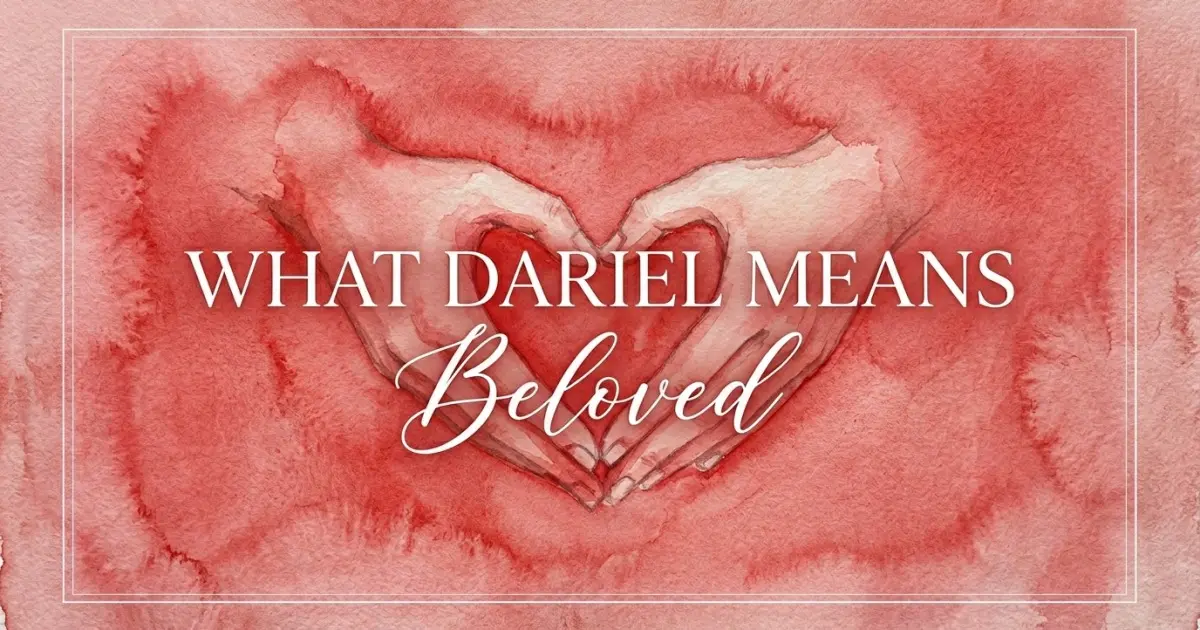 Dariel name meaning Beloved