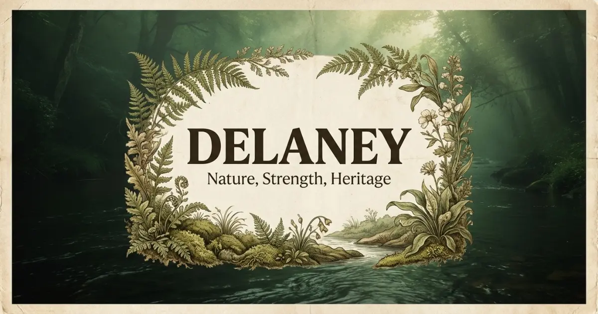 Delaney meaning themes: nature, strength, heritage