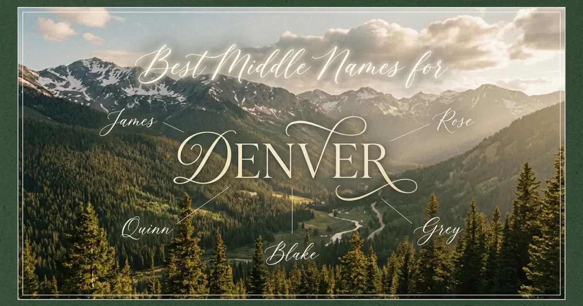 Best middle names for Denver