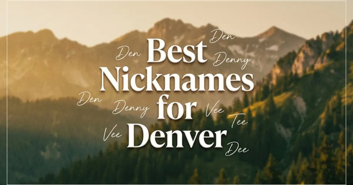 Nicknames for Denver