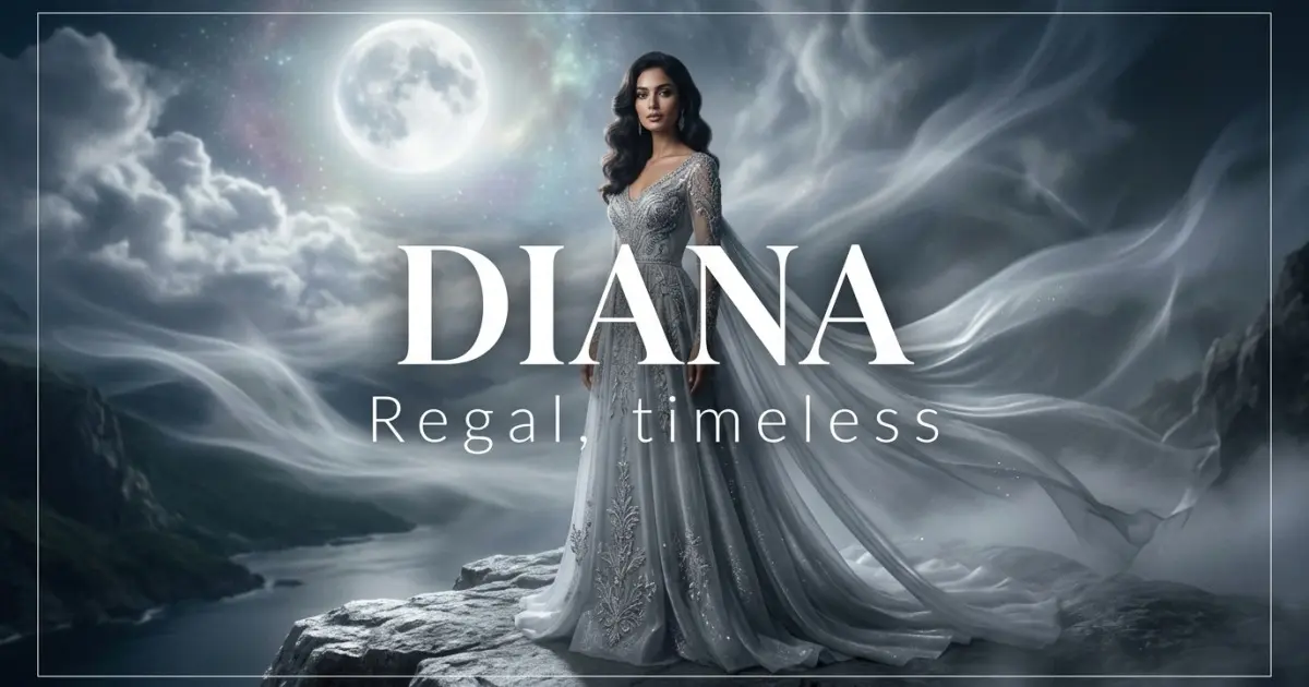 Diana name vibe: Regal, timeless
