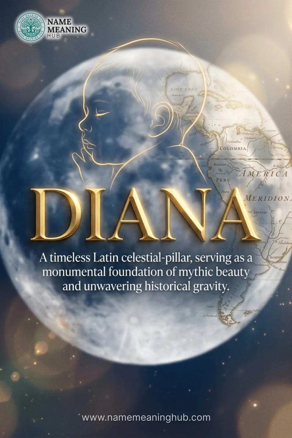 Meaning of the name Diana: A timeless Latin celestial-pillar, serving as a monumental foundation of mythic beauty and unwavering historical gravity.