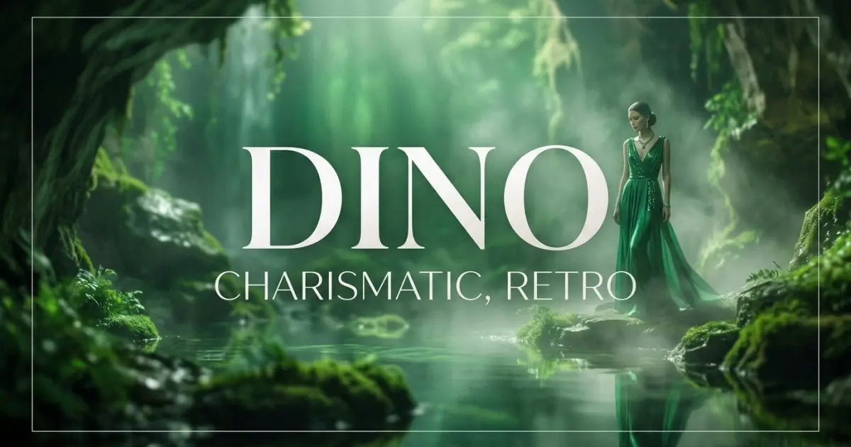 Dino name vibe: Charismatic, retro