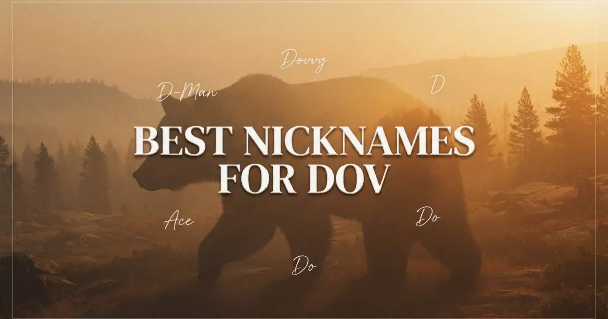 Nicknames for Dov