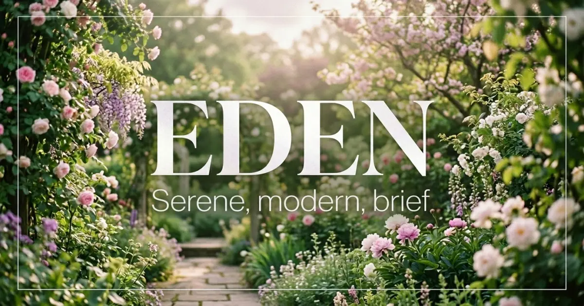 Eden Name Vibe