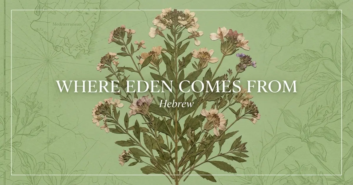 Where Eden Comes From