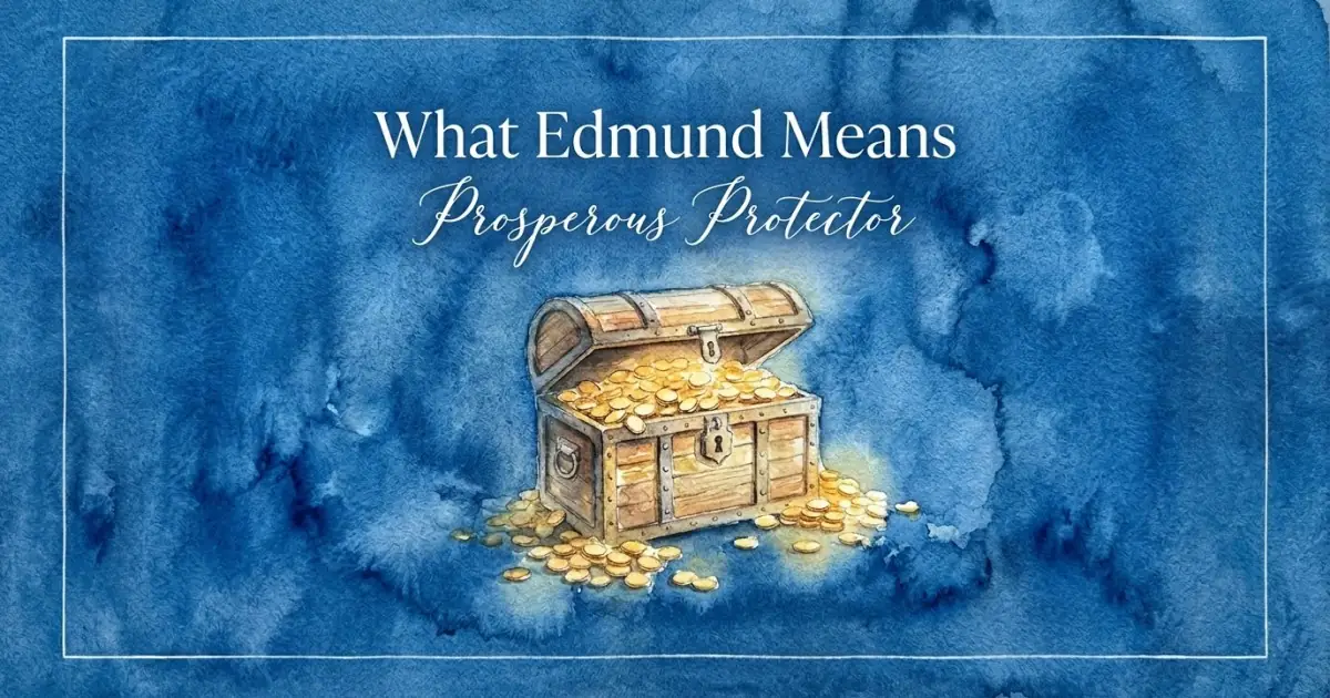Edmund name meaning Prosperous Protector