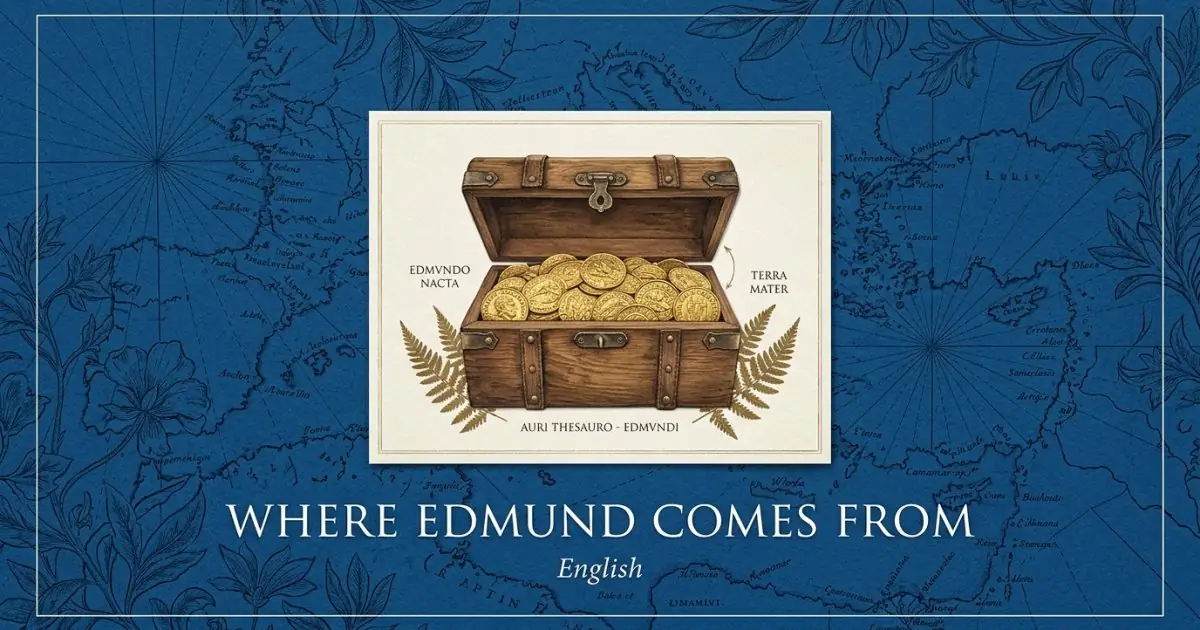 The name Edmund comes from: English