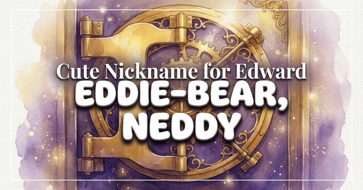 Cute Nickname For Edward Idea