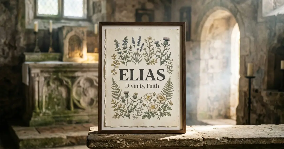 Elias meaning themes: divinity, faith
