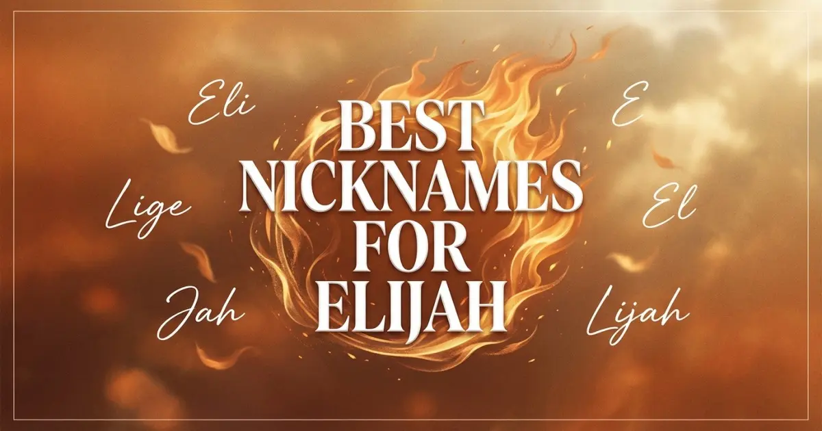 Nicknames for Elijah