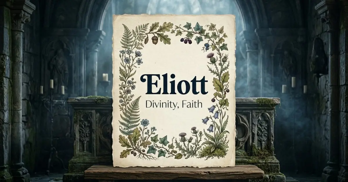 Eliott meaning themes: divinity, faith