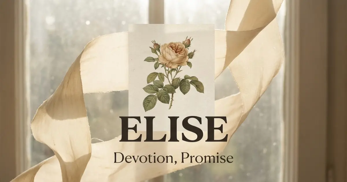 Elise meaning themes: devotion, promise